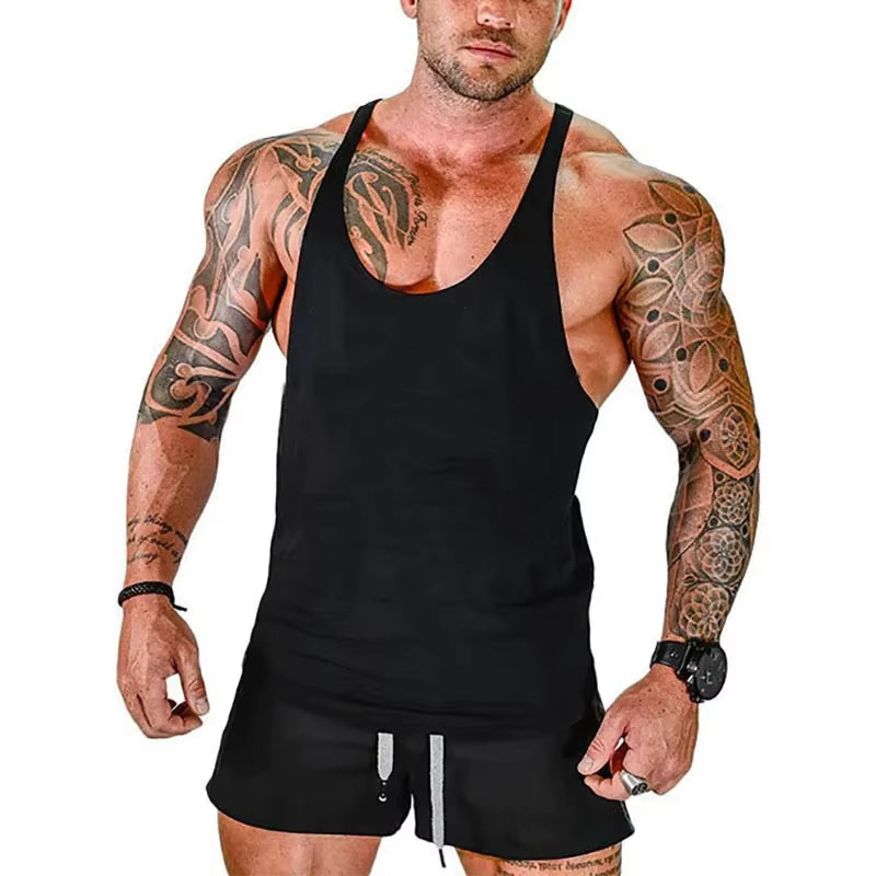 Gym Tank Top Men Fitness Clothing Mens Bodybuilding Tank Tops Summer Gym Clothing for Male Sleeveless Vest Shirts