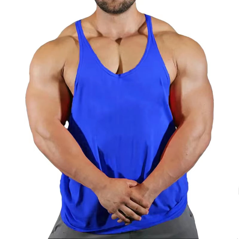 Gym Tank Top Men Fitness Clothing Mens Bodybuilding Tank Tops Summer Gym Clothing for Male Sleeveless Vest Shirts